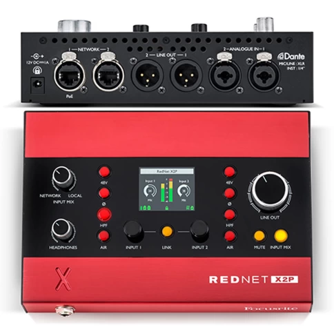 Аудиоинтерфейс Focusrite RedNet X2P фото 4