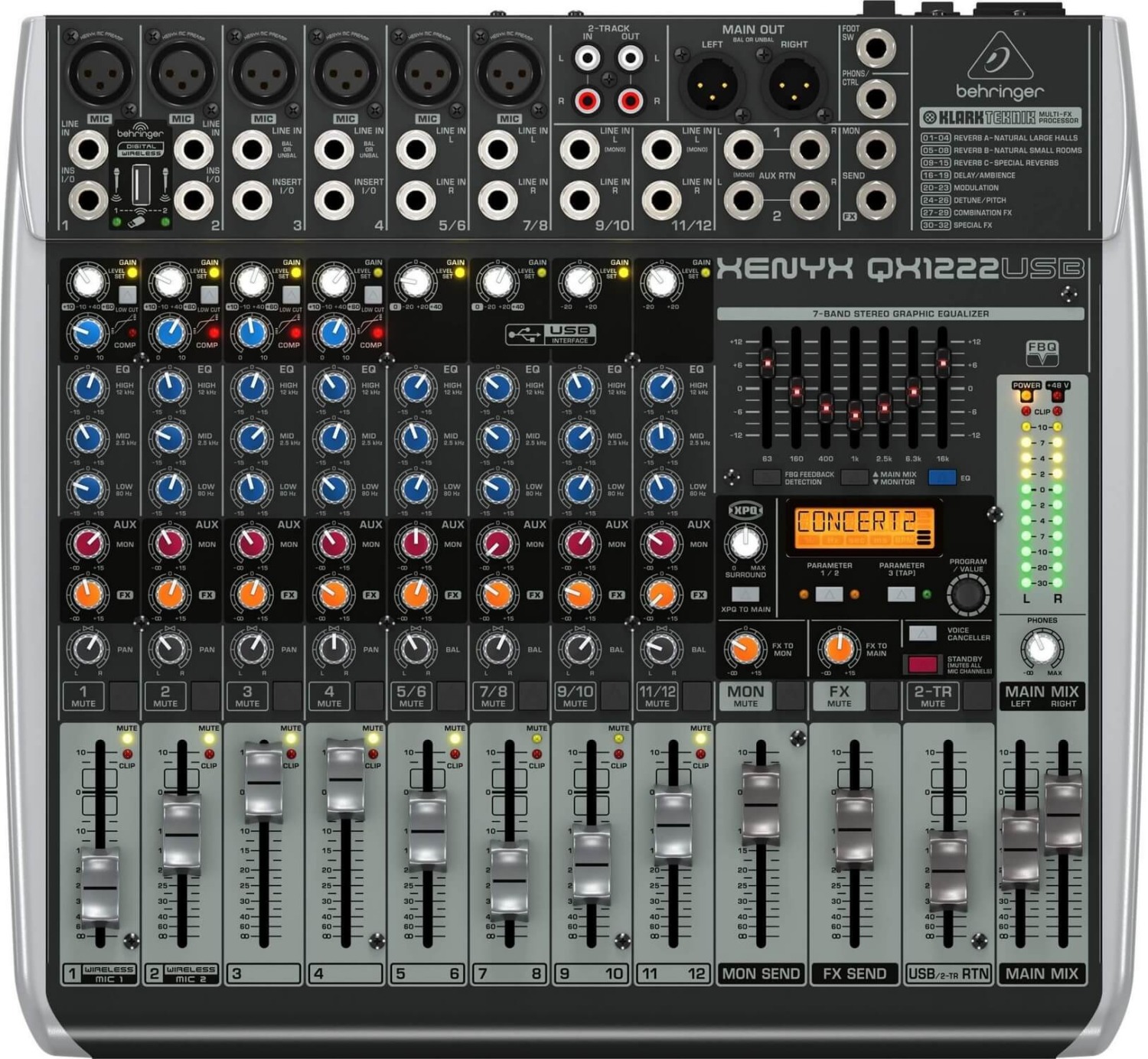 Микшерный Пульт Behringer Qx2222usb Купить