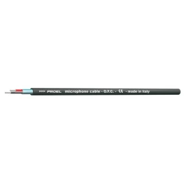 PROEL HPC201BK - микрофонный кабель, диаметр - 6 мм, в катушке 100 м (чёрный)