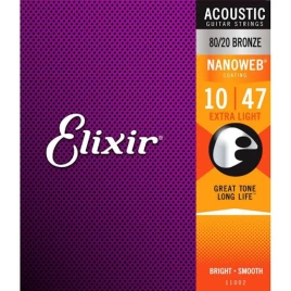 Струны для акустической гитары Elixir 11002 10-47
