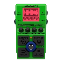 ZOOM MS-90LP+ MultiStomp Looper Pedal — лупер для создания многослойных лупов с функциями overdub, отмены и сохранения через USB.