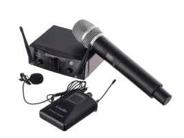 Радиосистема вокальная LAudio PRO2-MP с ручным передатчиком и петличкой