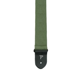 Perri's CWS20-1688 - Ремень для гитары, Серия COTTON, Материал: хлопок, Рисунок: отсутствует, Цвет: зелёный, Ширина ремня: 5 см, Длина: 99 - 147 см