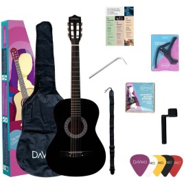 DAVINCI DC-50A BK PACK- классическая гитара в наборе с аксессуарами