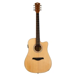 Электроакустическая гитара ROCKDALE Aurora D3 C NAT E Gloss