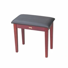 TEMPO Turris 127/MM - банкетка деревянная, кожзам, цвет: mahogany матовый (красное дерево)