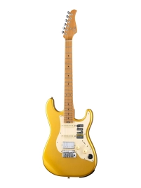 S801-Standard-801-GD Электрогитара с встроенным процессором, золотистая, GTRS