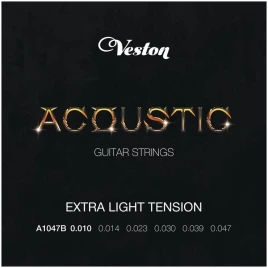 VESTON A1047B - Струны для акустической гитары (10-47)