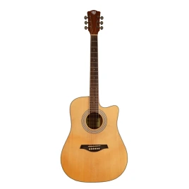 Акустическая гитара ROCKDALE Aurora D6 C NAT Satin