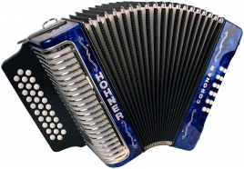 HOHNER Corona III BbEbAb dark blue - Аккордеон диатонический