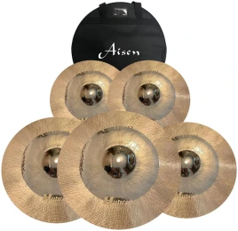 AISEN B20 HYBRID CYMBAL PACK набор тарелок (14,16,18,20) + чехол для тарелок