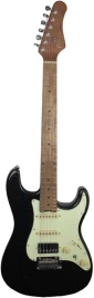 CRAFTER Charlotte (Silhouette) VVS MP Cosmic Black - Электрогитара