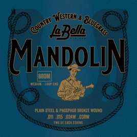 Струны для мандолины LA BELLA 880M