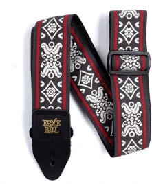 ERNIE BALL 4669 Jacquard Blackjack Red - Ремень для гитары