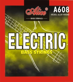 Комплект струн для 5-струнной бас-гитары Alice A608(5)-M Medium, сталь/сплав никеля, 045-130