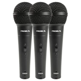 Комплект из 3 микрофонов Proel DM800KIT