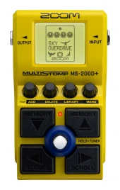 Zoom MS-200D+ компактный процессор эффектов Overdrive и Distortion для электрогитары