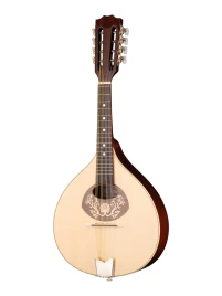 M1085BAG Португальская Мандолина 1 круглая с чехлом Hora