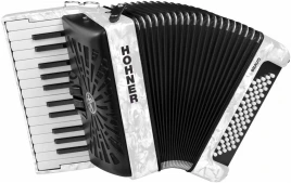 HOHNER Bravo II 60 white - Аккордеон 1/2