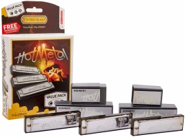 HOHNER Hot Metal CGA - Губные гармошки (набор) диатоническая