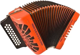 HOHNER El Rey del Vallenato ADG orange - Аккордеон диатонический