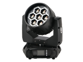 BR-740PE Вращающаяся голова Wash, RGBW, LED 7x40Вт, LFocus