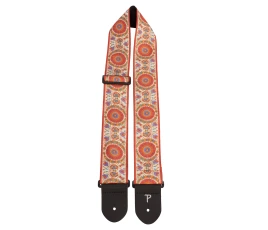 Perri's TWS-7141 - Ремень для гитары, Серия: JACQUARD, Материал: жаккард, Рисунок: медальоны, Ширина ремня: 6.35 см, Длина: 99 - 147 см