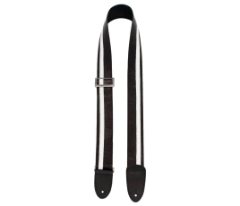 Perri's CCL-7521 - Ремень для гитары, Серия: Leather and Suede Straps, Материал: кожа, Рисунок: белая полоса, Ширина ремня: 5 см