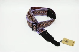 FIDEL FL9013CS оранжевый/фиолетовый - Ремень для гитары