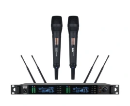 XLINE MD-968A(NEW) Двухканальная радиосистема с двумя ручными передатчиками