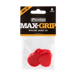 Набор медиаторов Dunlop 471P3N Max-Grip Nylon Jazz III (6шт)
