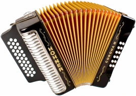 HOHNER Corona III BbEbAb black lacquered - Аккордеон диатонический