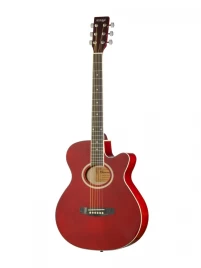 Акустическая гитара с вырезом, фолк HOMAGE LF-401C-R