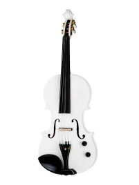 V100E-WH Electric Скрипка со звукоснимателем, размер 4/4, белая, Hora
