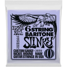 Струны для баритон-электрогитары Ernie Ball 2839 13-72