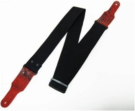 FIDEL FL00011C чёрный/лава - Ремень для гитары