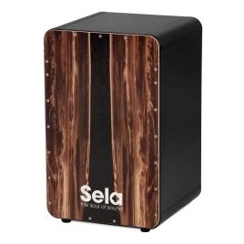 Кахон Sela SE089 серия CaSela Black- Satin Nut цвет - темный орех, цвет кахона - черный