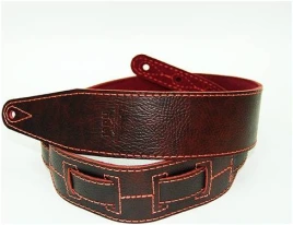 FIDEL FL60007L21L Бордо / светл. нитка - Ремень для гитары