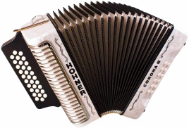 HOHNER Corona III GCF white - Аккордеон диатонический