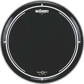 WILLIAMS WB2-7MIL-13 Double Ply Black Oil Target Series 13" пластик для тома и малого барабана
