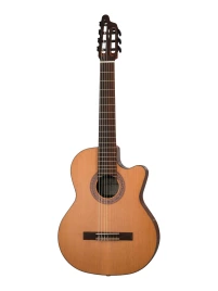 F65CW-7S-VE Performer Series Fiesta Электро-акустическая 7-струн. класс. гитара с вырезом, Kremona