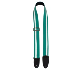 Perri's CCL-7520 - Ремень для гитары, Серия: Leather and Suede Straps, Материал: кожа, Рисунок: белая полоса, Ширина ремня: 5 см