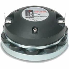EIGHTEEN SOUND ND1030 - драйвер, неодим, 8 Ом, 30 Вт AES, 107 dB, 1800...20000 Гц, выход 1'
