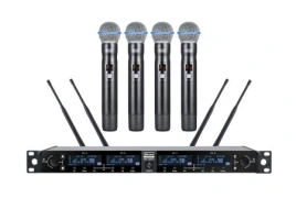 XLINE WS-1200A Радиосистема четырехканальная с четырьмя ручными передатчикам