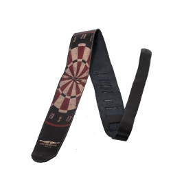 PERRI'S P25VK-1353 - кожаный ремень (2,5'), (Чёрный ремень, Vulture Culture,Дартс)