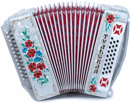 ТУЛЬСКАЯ ГАРМОНЬ Г-21 WH - Гармонь 3-голосная