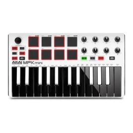 MIDI Клавиатура AKAI PRO MPK Mini MKII LE White
