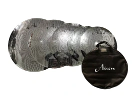 AISEN LOW VOLUME SILVER CYMBAL PACK