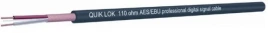 Кабель микрофонный QUIK LOK CM825 BK