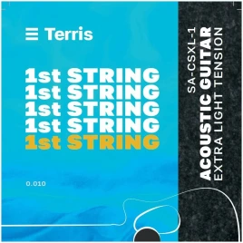 TERRIS SA-CSXL-1 - Струна одиночная для акустической гитары